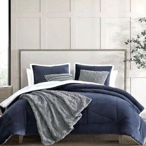 UGG Navy and Gray Comforter